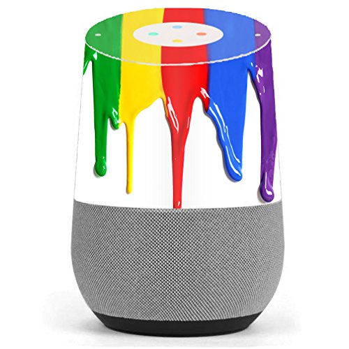 Skin-Decal-Vinyl-Wrap-for-Google-Home-stickers-skins-cover-Dripping-Paint