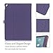 ProCase for iPad Pro 12.9 2017/2015 Case (1st & 2nd Generation), Stand Folio Case Cover for iPad Pro 12.9 Inch (Old Model 2017/2015), with Multiple Viewing Angles, Pencil Holder -Purple
