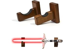 WANLIAN Lightsaber Horizontally Display Mount,Lightsaber Wall Mount, Wooden holder horizontally on the wall