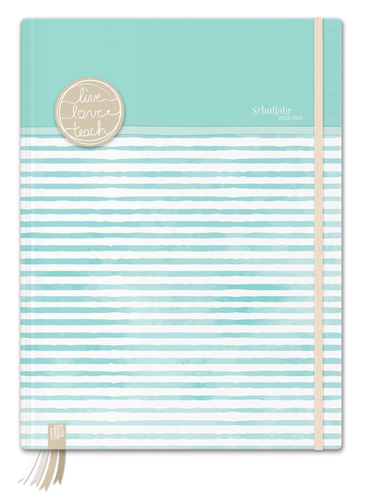 My Teacher's Planner A4+ - Sea of Stripes - Teacher's Calendar for the School Year 2023/2024: School Planner for Teachers