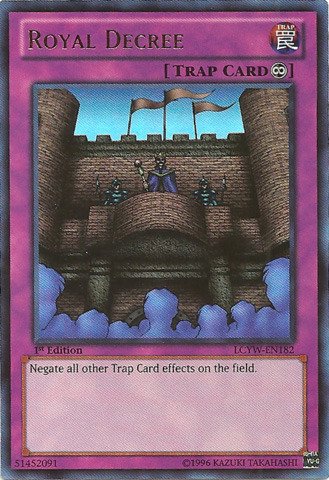 Yu-Gi-Oh! - Royal Decree (LCYW-EN182) - Legendary Collection 3: Yugi's World - 1st Edition - Ultra Rare