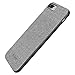 iPhone 8 Plus Case, iPhone 7 Plus Case PU Leather Fabric Pattern Phone Cover Magnet Absorbent Function Hard Back Case With In-Car Magnet Holder ( DO NOT Support Wireless Charging) - 5.5 Inch, Grey