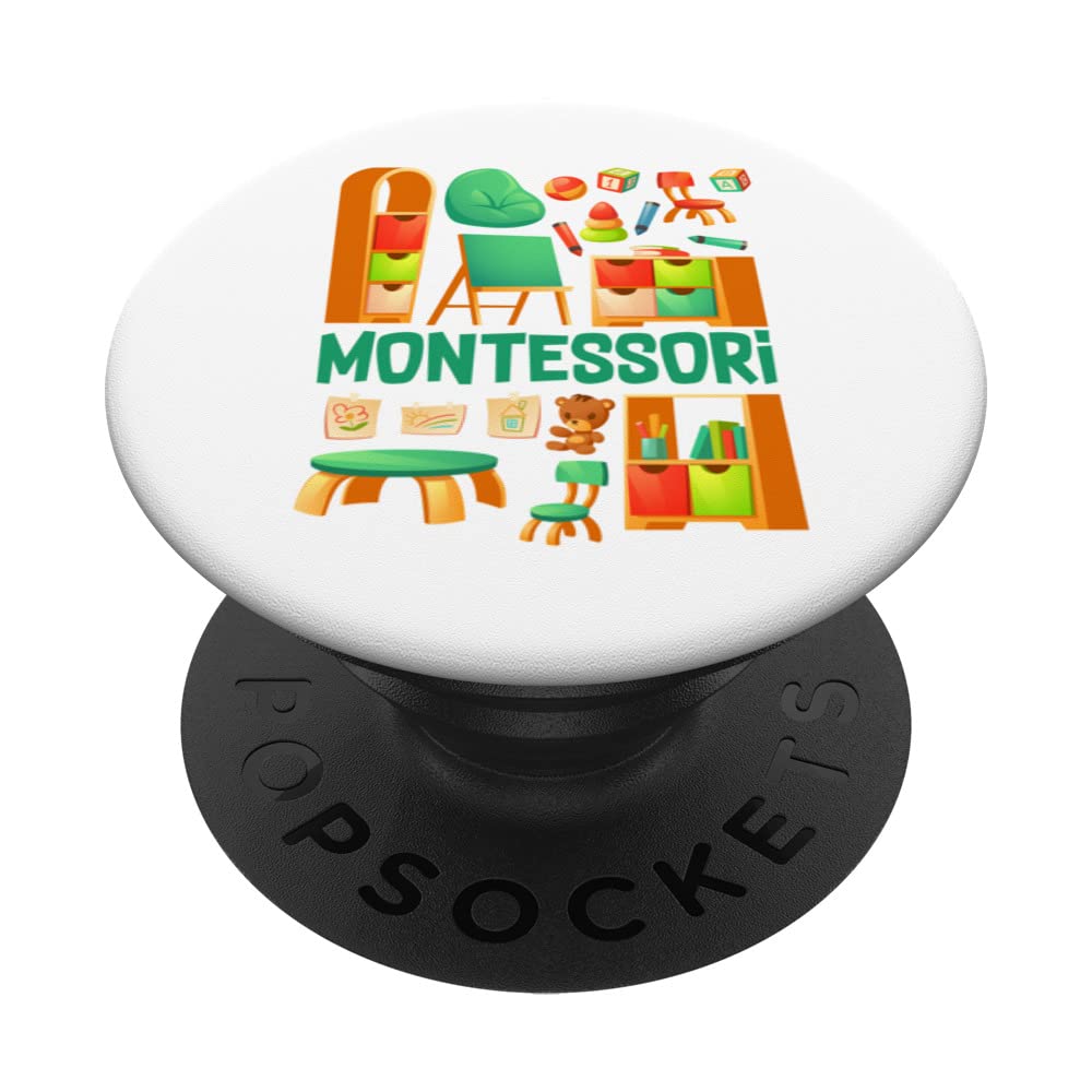 Novelty Montessori Studying Learning Schooling Accessories PopSockets Swappable PopGrip