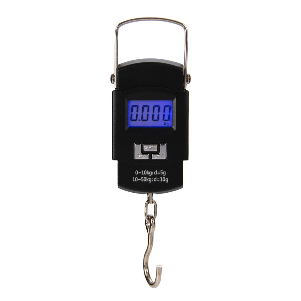 Hyindoor Portable Luggage Scale 50kg Electronic Digital Suitcase Travel Bag Hanging Weighing Scale