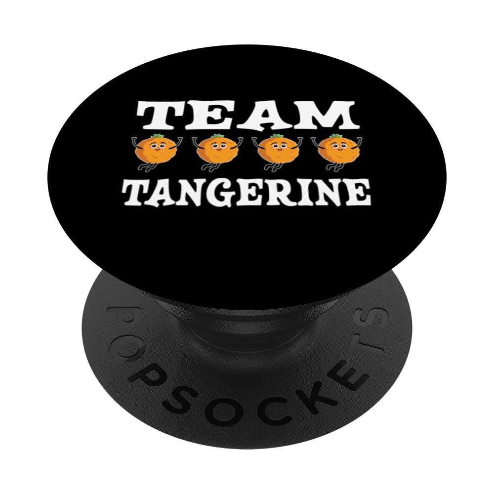 Cute Team Tangerine Costume Love Mandarin Oranges PopSockets Swappable PopGrip