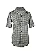 Men’s Houndstooth Shirt | Short Sleeve Button Down Shirt for Men | Black and White Dress Shirt for Your Loved Ones.