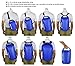 MARCHWAY Floating Waterproof Dry Bag Backpack 5L/10L/20L/30L/40L, Roll Top Sack Keeps Gear Dry for Kayaking, Rafting, Boating, Swimming, Camping, Hiking, Beach, Fishing (Dark Blue, 30L)
