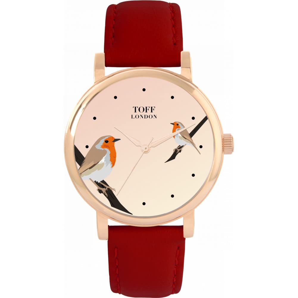 Toff London Ladies Robins Bird Watch