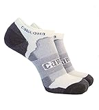 Cariloha Crazy Soft Men's Athletic Socks - Buy 3 Get 1 Free! (S / M, White / Carbon)