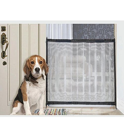 image for CARETHYS Magic Gate,Pet Retractable Safety Enclosure,Portable Folding 