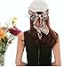 Roll Up Wide Brim Sun Visor UPF 50+ UV Protection Sun Hat with Neck Protector Beige