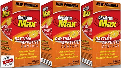 Dexatrim Max Daytime Appetite Control 60 Capsules Multi-Pack (3) by Stacker