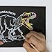 HELLOPROM Scratch Art for Kids & Adults, Dinosaur Scratch Set 201