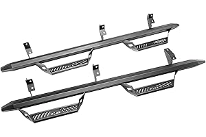 N-Fab Predator Pro Steps | Textured Black, Cab Length | PRT0563CC-TX | Fits 2016-2022 Toyota Tacoma Double Cab All Beds, SRW Gas