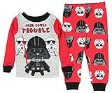 Star Wars Vader Here Comes Trouble Little Boys' Toddler 2 Piece Pajama Set