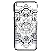 iPhone 6 Case, LUOLNH Henna Full Mandala Floral Dream Catcher Matte Hard Clear Case Cover for Apple iPhone 6 4.7 inch Screen(Black)