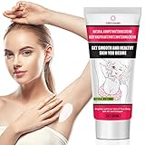Underarm Whitening Cream, Natural Skin Bleaching Cream with Vitamin C Effective for Lightening & Brightening Armpit, Knees, Elbows Neck, Dark Spots, Private Areas, Whitens, Nourishes, Repairs Skin 60g