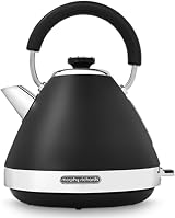 Morphy Richards Venture Pyramid Kettle Black 1.5L 3kW Rapid Boil