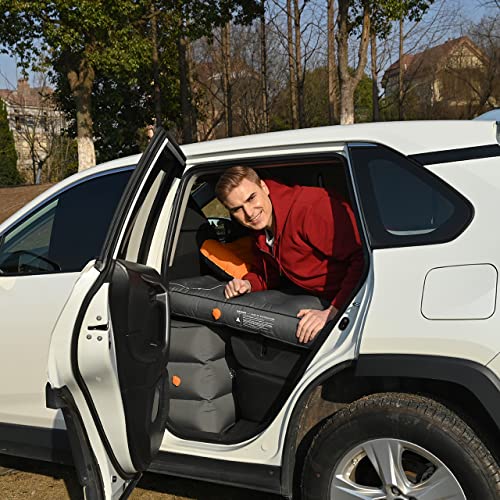 D-Hive Shortened Length - Unbeatable Durability SUV Air Mattress for Car Camping, Durable Extra Thick 300D Oxford Fabric, Quick Easy Set-Up w/Electric Pump, 180 cm