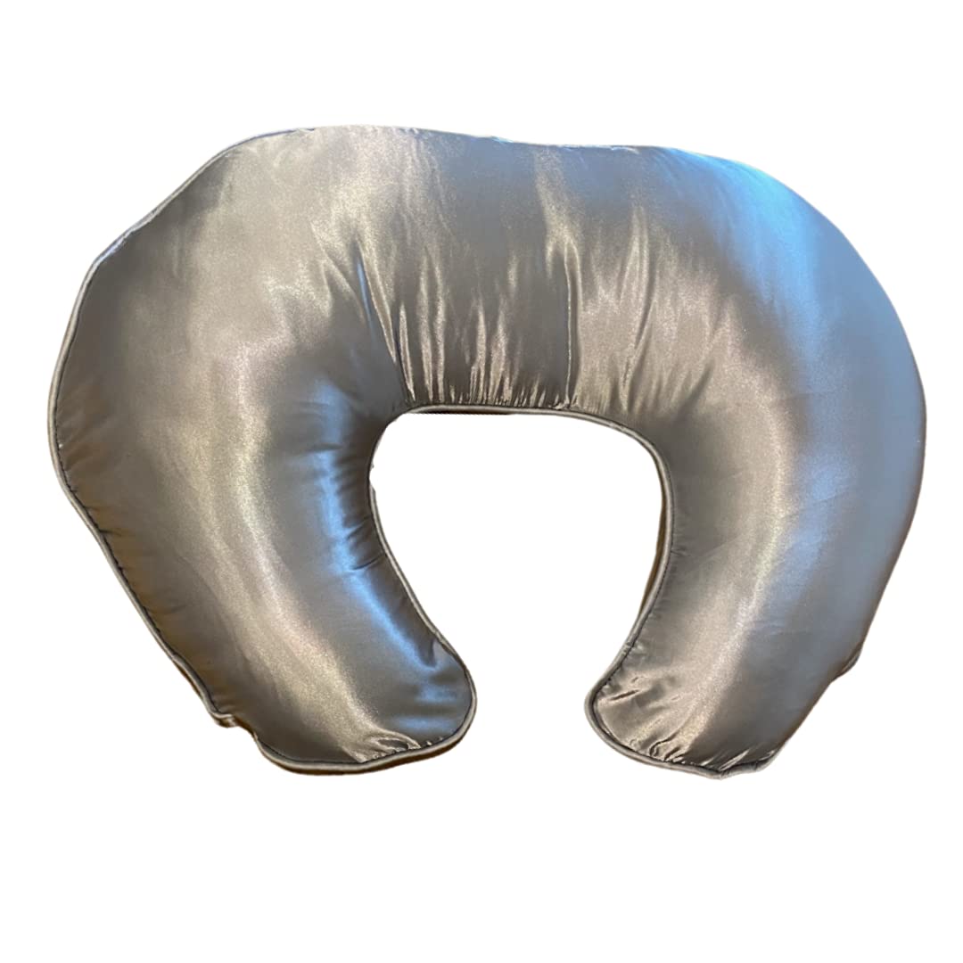 Mane by Tim & Tam SATIN NURSING PILLOW COVER (GREY)