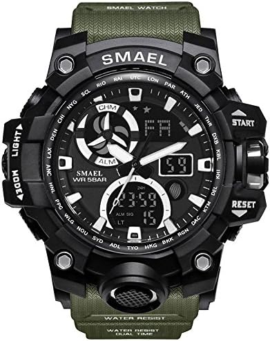 Men's Military Watch LED Display Digital Watch Sports Watches Multifunctional Large Wrist Watches