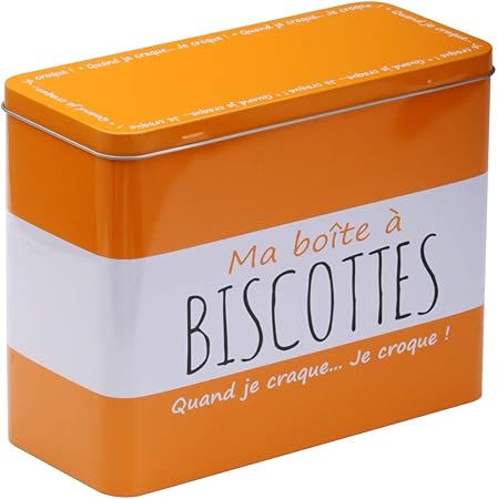 La Boîte A - Caja de Metal, Metal, Naranja, 23,40 x 10,40 x 18 cm: Amazon.es: Hogar