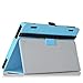 MoKo Case for Fire HD 7 2014 - Slim Folding Cover with Auto Wake / Sleep for Amazon Kindle Fire HD 7 Inch 4th Generation Tablet (Not Fits HD 7 2015), Light BLUE