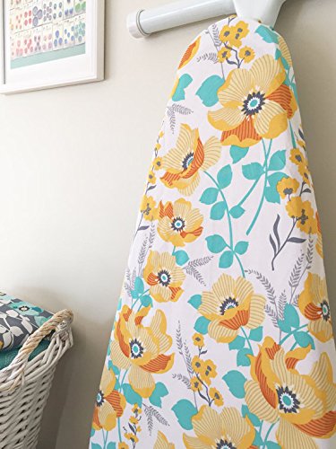 Ironing Board Cover - Monarch Floral Goldenrod