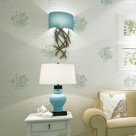 Mddw Warm And Pastoral Gilded Flowers Letters Wallpaper