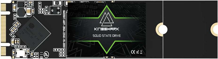 Kingshark SSD M.2 2280 500GB Ngff Internal Solid State Drive High Performance Hard Drive for Desktop Laptop SATA III 6Gb/s Includes SSD (500GB, M.2 2280)