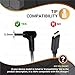 PowerSource 40W UL Listed 6Ft Long Wall Plug AC-Adapter-Charger for Samsung-Notebook-Series-9 900X 940X Np900 Np900X Np940 Np940X Np905S Np915S Np930X Ultrabook Ativ Book Laptop Power-Supply Cord