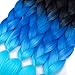 Ombre Kanekalon Braiding Hair Extensions 5Pcs/Lot 24