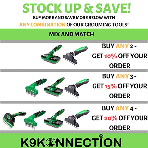 K9konnection Dematting Tool For Dogs And Cats Undercoat Rake