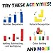 Set of 500 Centimeter Cubes with Storage Container - Mathematics Learning Tool & Educational Teacher Resource for Sorting, Measuring, Counting, & Base-10 Units by Pint-Size Scholars