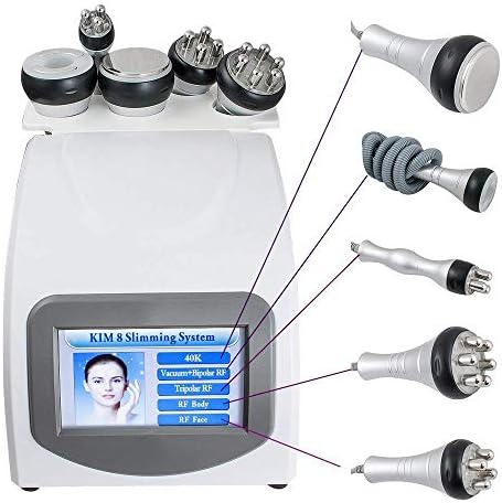 QJXF Portable 5 In 1 40K Cavitation Multipolar RF Radio Frequency Slim Vacuum Spa Machine - Improve The Facial And Body Skin