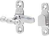 Merriway BH01598 Showcase Type Cupboard Door Turn Catches Polished Chrome view 1