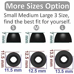 3 Pairs Memory Foam Compatible with Beats Fit Pro