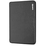 Kindle 7th Gen Case - Poetic Kindle 7th Gen Case [Slimline Series] - [Lightweight] [Ultra-slim] PU Leather Slim-Fit Cover Stand Folio Case for Amazon Kindle 7th Gen Black (3 Year Manufacturer Warranty From Poetic)