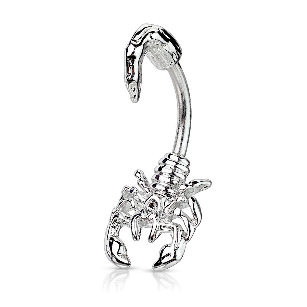 PiercedOff Scorpion Belly Bar
