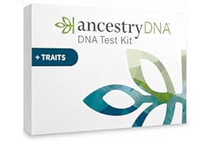 AncestryDNA + Traits Genetic Test Kit: Personalized Genetic Traits, DNA Ethnicity Test, Find Relatives, Family History, 2600 