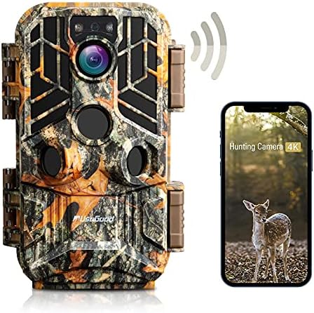 Xega 4G Solar Cellular Trail Camera With Live Feed, 2K GPS 7800mAh Wildlife Camera, No Glow 940nm Night Vision Motion Detection Instant Alarm 2-Way Audio Cloud/TF, Only Support The Build-in SIM - Foto 9