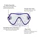 Swimming Scuba Mask Diving Mask Free Diving Glasses Snorkeling Mask Snorkel Goggles with Tempered Anti-Fog Lens Glasses Silicone Skirt Soft Flexible Silicone Strap for Adult Men Women Youth