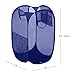 BAGAIL 2-Pack 85L Pop-up Mesh Laundry Hamper with Reinforced Carry Handles,Foldable Collapsible Laundry Basket with Side Pocket
