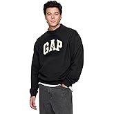 GAP mens Logo Mockneck Crew Sweatshirt