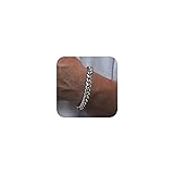 Mens Chain Bracelet Stainless Steel Curb Chain