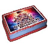 Stranger Things Edible Cake Toppers Icing Sugar Paper 8.5 x 11.5 Inches Sheet Edible Frosting Photo Birthday Cake Topper Fondant Transfer (Best Quality Printing)