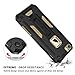 iPhone 6S Case, iPhone 6 Case, HianDier Dual Layer Rugged Anti-slip Armor Case Shockproof Scratch-resistant Drop-resistant Rubber Case Cover for iPhone 6 6S - Gold