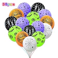30 PCS Halloween Props Party Favors Prizes Treats Balloons for Kids - Daneyc Trick or Treat Toys School Classroom Game