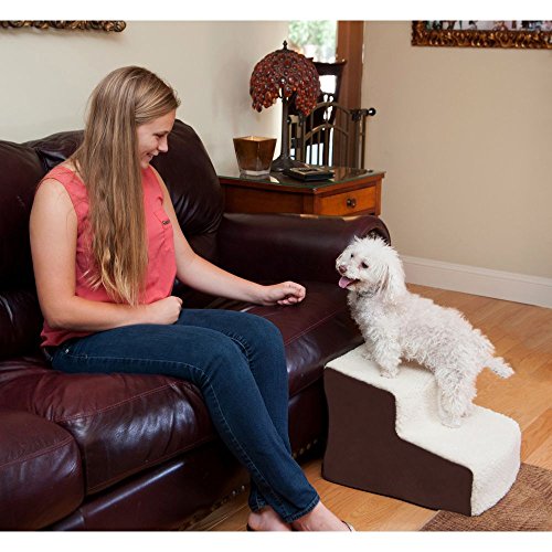 Pet Gear Easy Step Deluxe Soft Step, Cat/Dog Stairs, Sturdy