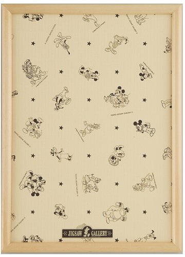 テンヨー(Tenyo) 【日本製】 木製 パズルフレーム ディズニー専用 パネル 300ピース用 ホワイト (30.5x43cm) ミッキーエンブレムプレート 掛け紐 付属商品画像